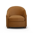 TOV Furniture  Cettie Cognac Velvet Accent Chair