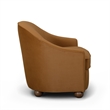 TOV Furniture  Cettie Cognac Velvet Accent Chair