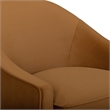 TOV Furniture  Cettie Cognac Velvet Accent Chair