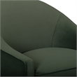 Cettie Green Velvet Accent Chair