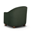 Cettie Green Velvet Accent Chair