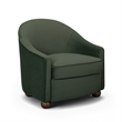 Cettie Green Velvet Accent Chair