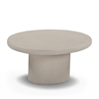 Jade Cream Concrete 28'' Indoor/Outdoor Medium Coffee Table