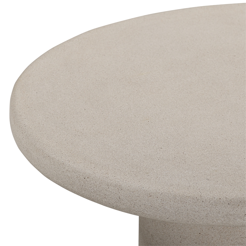 Jade Cream Concrete 28'' Indoor/Outdoor Medium Coffee Table