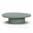 Jade Green Concrete 34'' Indoor/Outdoor Large Coffee Table