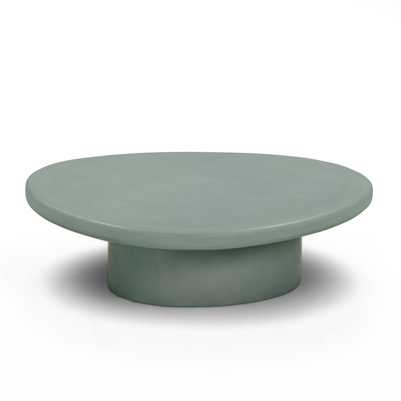 Jade Green Concrete Indoor/Outdoor Nesting Table Set