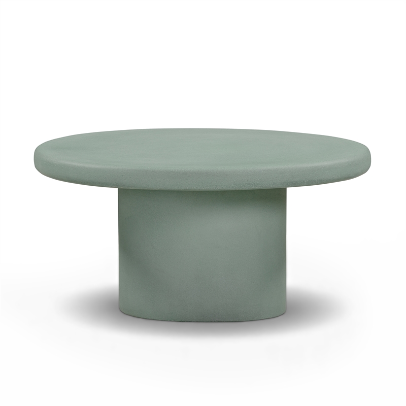 Jade Green Concrete Indoor/Outdoor Nesting Table Set