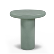 Jade Green Concrete 21'' Indoor/Outdoor Small Side Table