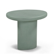 Jade Green Concrete 21'' Indoor/Outdoor Small Side Table