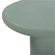 Jade Green Concrete 21'' Indoor/Outdoor Small Side Table