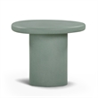 Jade Green Concrete 21'' Indoor/Outdoor Small Side Table