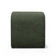 Desi Green Woven Fabric Ottoman