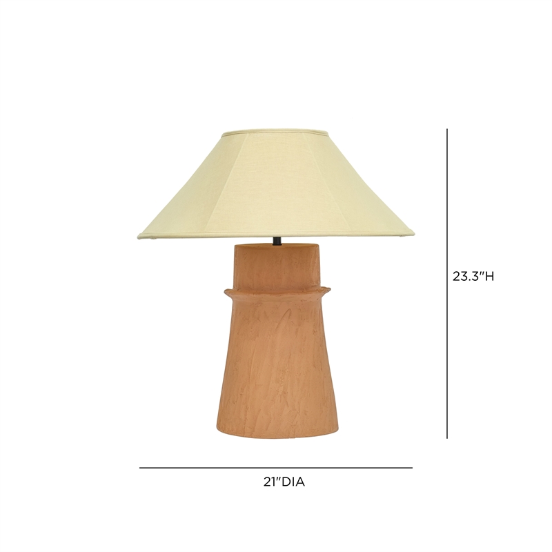 TOV Furniture Matson Terracotta Table Lamp