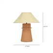 TOV Furniture Matson Terracotta Table Lamp