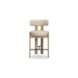 Odessa Taupe Performance Vegan Leather Counter Stool