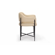 Sezanne Taupe Performance Vegan Leather Dining Chair