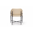 Sezanne Taupe Performance Vegan Leather Dining Chair
