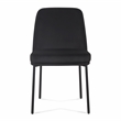 Sydney Black Performance Velvet Dining Chair Set of 2