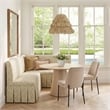 Sydney Taupe Performance Velvet Dining Chair Set of 2