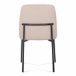 Sydney Taupe Performance Velvet Dining Chair Set of 2