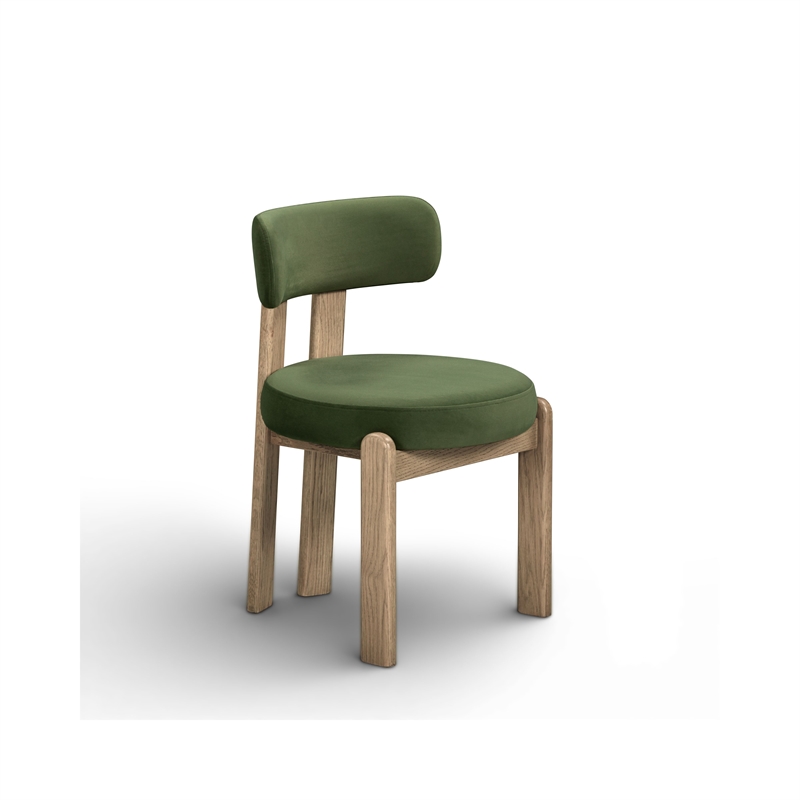 Odessa Green Performance Velvet Dining Chair