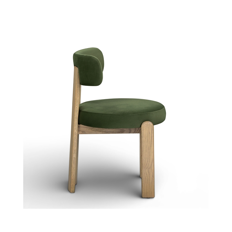 Odessa Green Performance Velvet Dining Chair