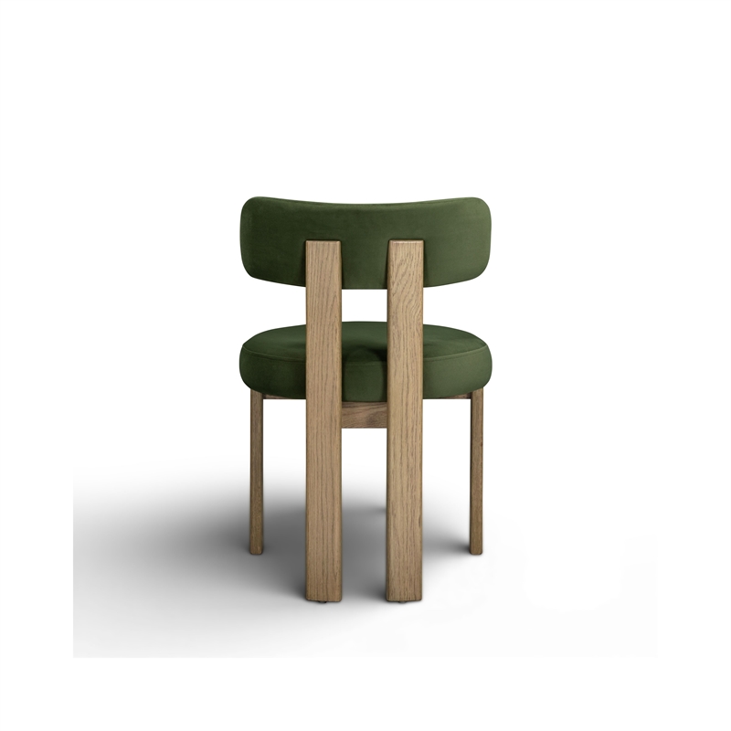 Odessa Green Performance Velvet Dining Chair