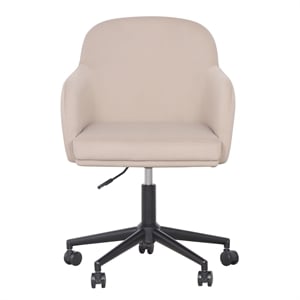 Sydney Taupe Performance Velvet Office Desk Chair