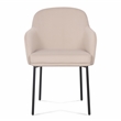 Sydney Taupe Performance Velvet Armchair Set of 2