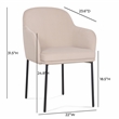 Sydney Taupe Performance Velvet Armchair Set of 2