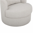 TOV Furniture Silvi Off White Boucle Swivel Chair