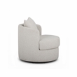 TOV Furniture Silvi Off White Boucle Swivel Chair