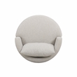 TOV Furniture Silvi Off White Boucle Swivel Chair