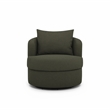 TOV Furniture Silvi Kale Green Boucle Swivel Chair