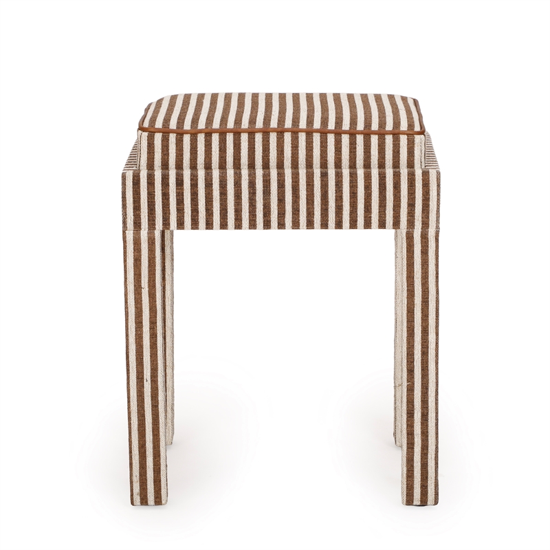 Kora Brown Cotton Jute Stool