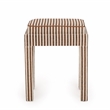Kora Brown Cotton Jute Stool