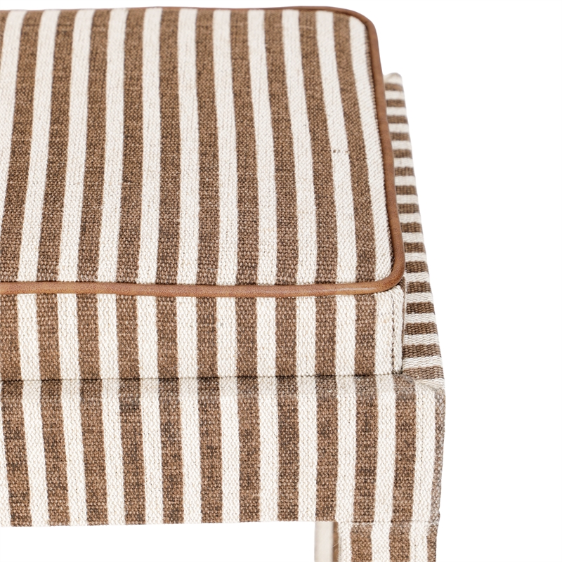 Kora Brown Cotton Jute Stool