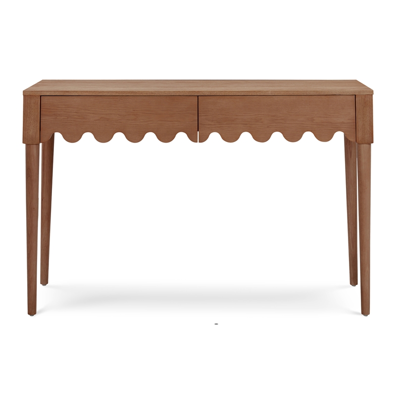 Oodle Walnut 2-Drawer Desk