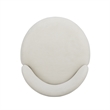 Persa Round Back Cream Performance Chenille Dining Chair