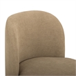 Persa Round Back Light Brown Performance Chenille Dining Chair