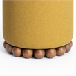 Dex Amber Performance Vegan Mohair Ottoman