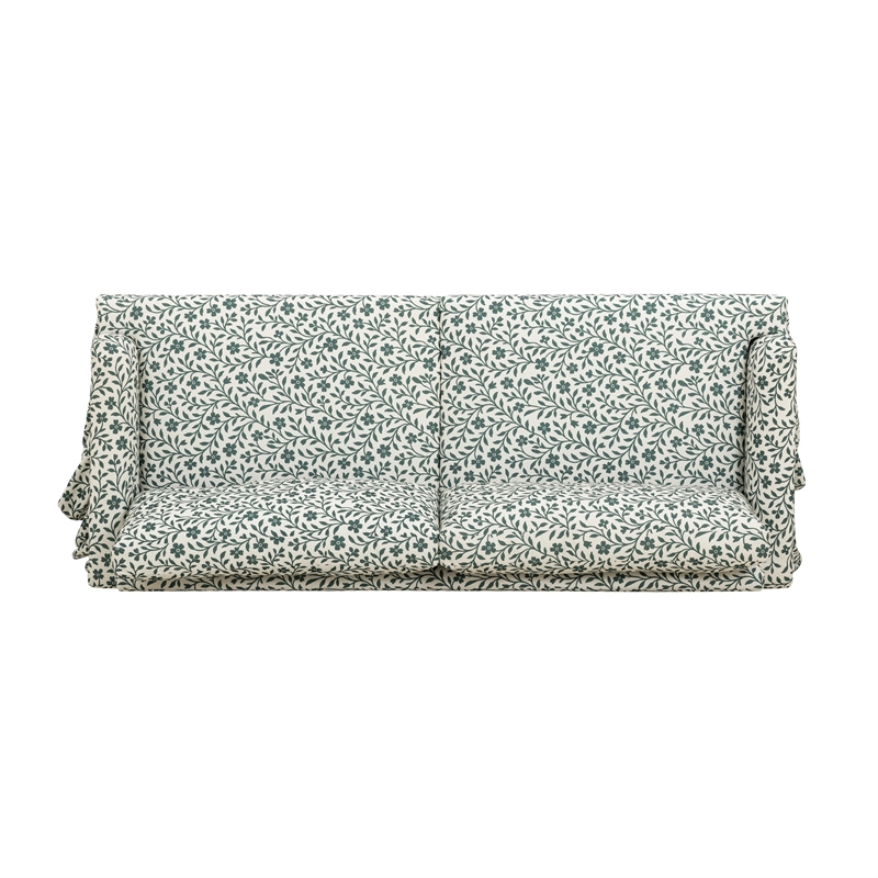 Gertrude Floral Linen Weave Sofa