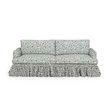 Gertrude Floral Linen Weave Sofa