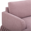Gertrude Mauve Upcycled Fabric Sofa