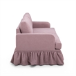 Gertrude Mauve Upcycled Fabric Sofa