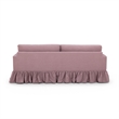 Gertrude Mauve Upcycled Fabric Sofa