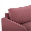 Gertrude Plum Upcycled Fabric Sofa