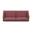 Gertrude Plum Upcycled Fabric Sofa