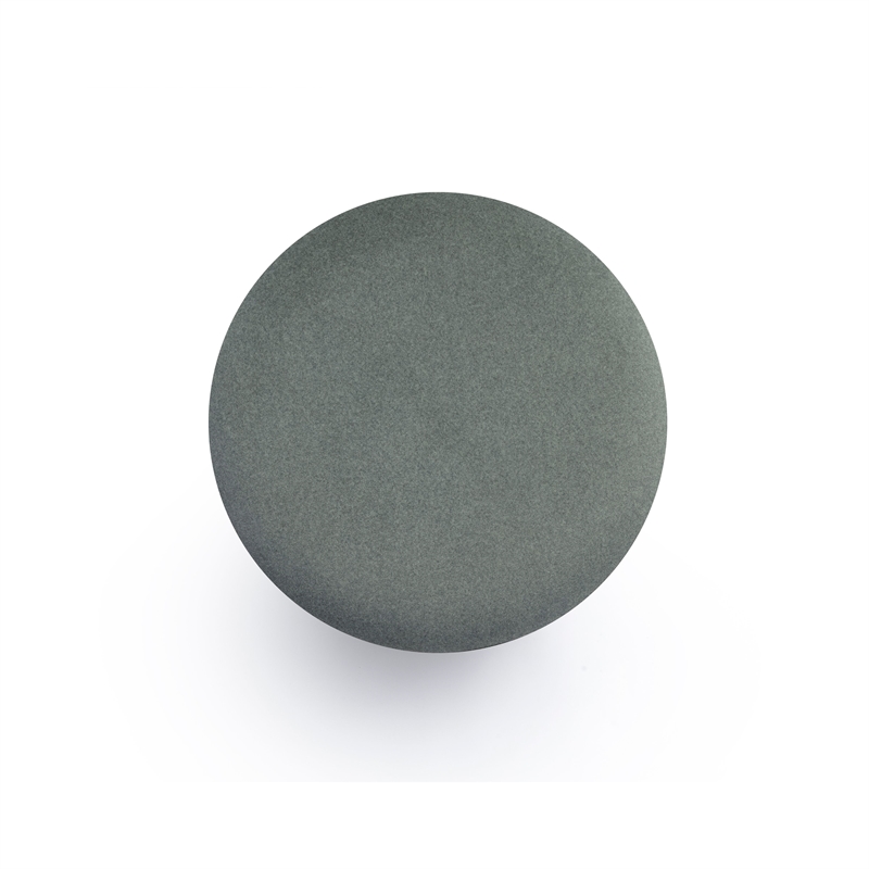 Dex Dark Olive Green Performance Vegan Mohair Ottoman