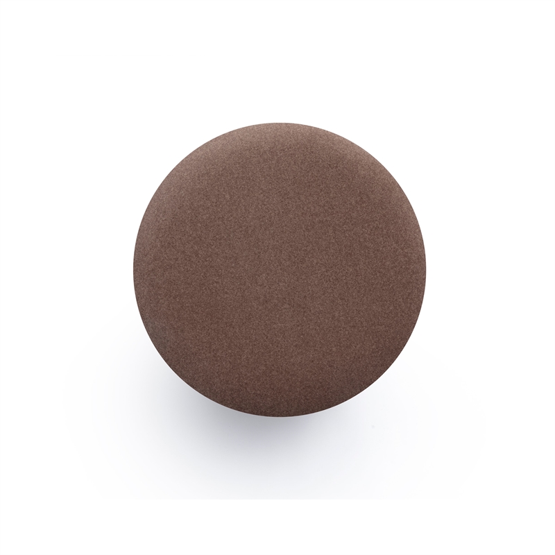 Dex Brown Performance Vegan Mohair Ottoman
